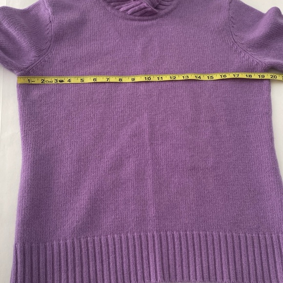Lauren Ralph Lauren Wool Cashmere Lilac Sweater - Picture 6 of 8
